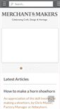 Mobile Screenshot of merchantandmakers.com